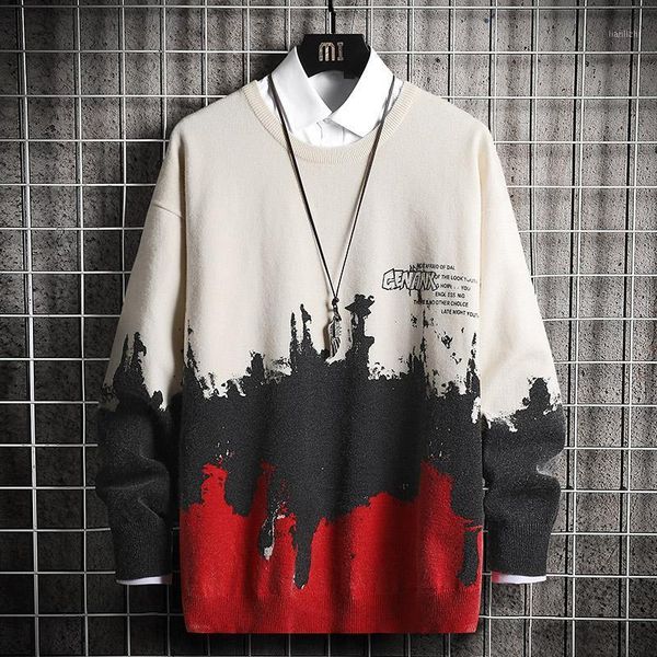 glacialwhale oversize mens knitted sweater men 2021 patchwork sweaters jumper pullover hip hop harajuku casual khaki sweater men1, White;black
glacialwhale oversize mens knitted sweater men 2021 patchwork sweaters jumper pullover hip hop harajuku casual khaki sweater men1, White;black