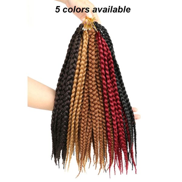 12" short box braids crochet hair synthetic braiding hair extensions 90g/pcs black brown burgundy crochet braids12strands
12" short box braids crochet hair synthetic braiding hair extensions 90g/pcs black brown burgundy crochet braids12strands