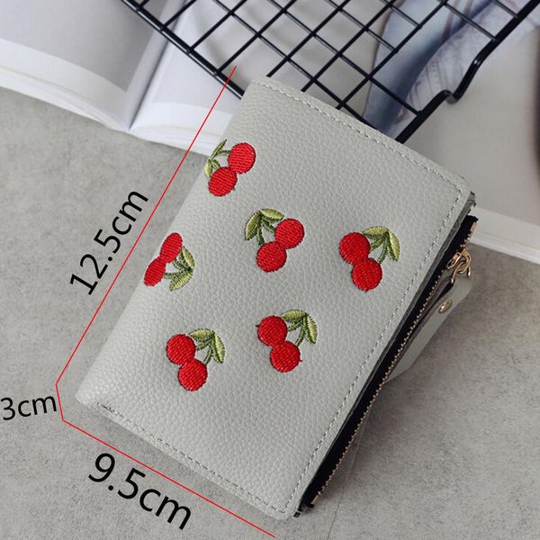 hbp fashion women short wallet pu leather cherry embroidery coin purse card holders lady girl mini money bag, Red;black
hbp fashion women short wallet pu leather cherry embroidery coin purse card holders lady girl mini money bag, Red;black