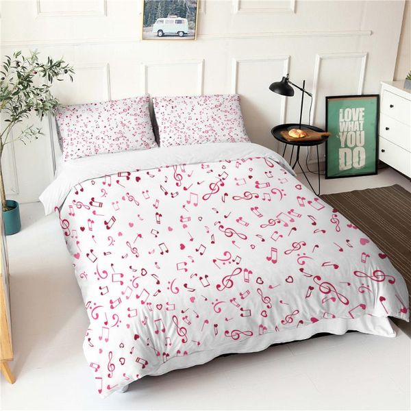 bedding sets white set pink musical notes pattern duvet cover fabic home textiles king size bed sheets and pillowcases
bedding sets white set pink musical notes pattern duvet cover fabic home textiles king size bed sheets and pillowcases