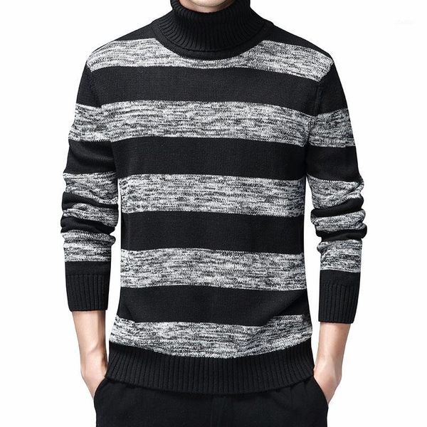 men's sweaters men striped turtleneck sweater oversize autumn warm cotton pullover for slim fit jumper pull homme clothing slim1, White;black
men's sweaters men striped turtleneck sweater oversize autumn warm cotton pullover for slim fit jumper pull homme clothing slim1, White;black