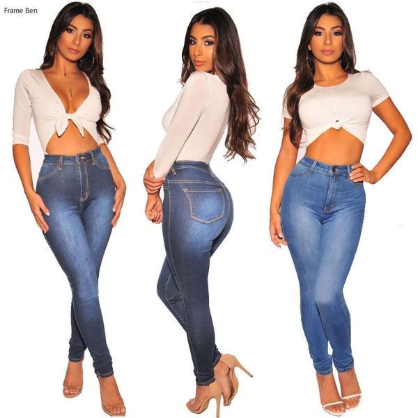 women's jeans fashion 2021 women spring street style ripped high waist slim elastic skinny pencil plus size, Blue
women's jeans fashion 2021 women spring street style ripped high waist slim elastic skinny pencil plus size, Blue