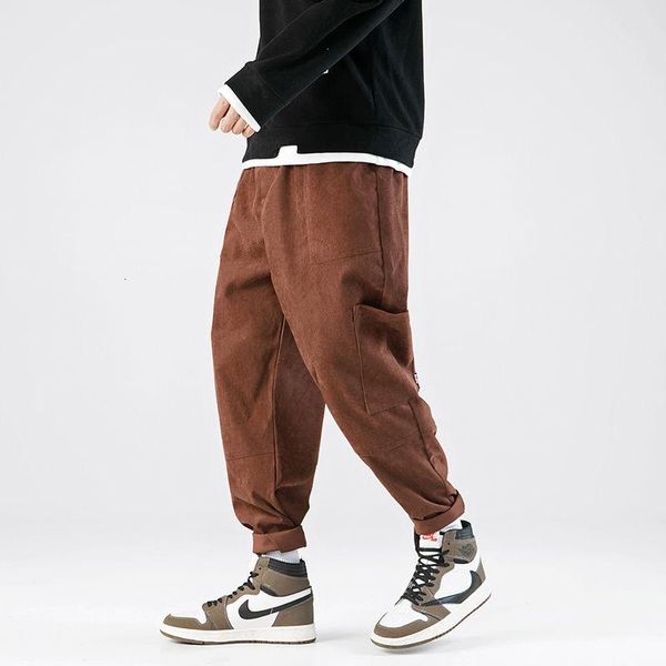 casual pants corduroy straight pants loose plus size cargo with pockets streetwear m-5xl, Black
casual pants corduroy straight pants loose plus size cargo with pockets streetwear m-5xl, Black