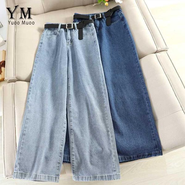 women's jeans yuoomuoo korean autumn high waist women wide leg pants loose casual plus size xl denim trousers with belt pantalon femme1, Blue
women's jeans yuoomuoo korean autumn high waist women wide leg pants loose casual plus size xl denim trousers with belt pantalon femme1, Blue