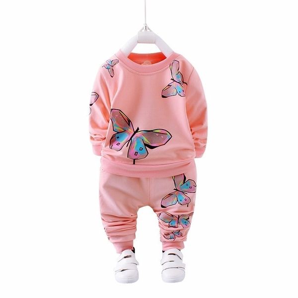 spring autumn girl clothing casual baby clothes children suit infant cartoon butterfly sweatshirts sports pants kids sets y200325, White
spring autumn girl clothing casual baby clothes children suit infant cartoon butterfly sweatshirts sports pants kids sets y200325, White