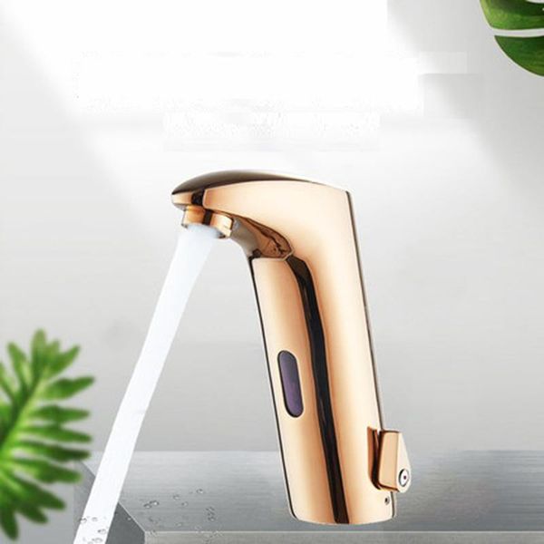 bathroom sink faucets brushed gold deck mounted brass automatic sensor faucet basin touchless infrared cold rose taps
bathroom sink faucets brushed gold deck mounted brass automatic sensor faucet basin touchless infrared cold rose taps