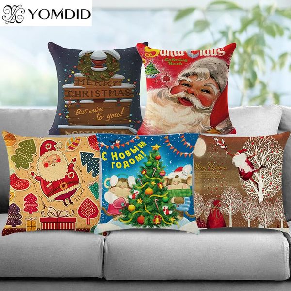 cushion/decorative pillow christmas decoration cushion cover santa claus case throw pillows cotton linen xmas tree snowman pillowcase year g
cushion/decorative pillow christmas decoration cushion cover santa claus case throw pillows cotton linen xmas tree snowman pillowcase year g