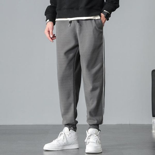 running pants spring and autumn men's casual trousers corduroy sports leisure fitness training loose sweatpants for men, Black;blue
running pants spring and autumn men's casual trousers corduroy sports leisure fitness training loose sweatpants for men, Black;blue