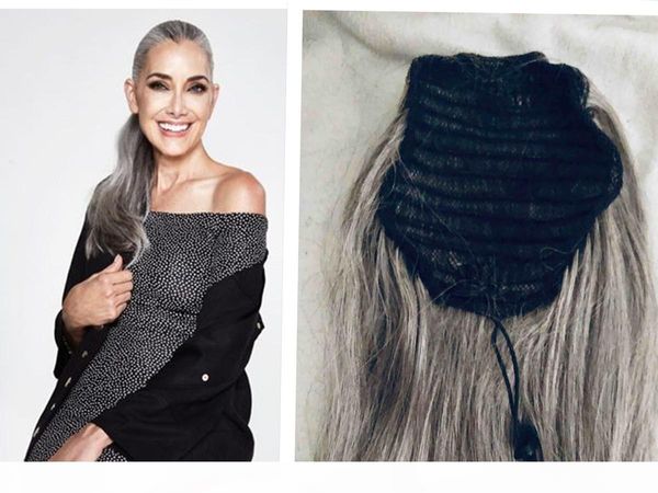 10a grade salt n pepper european virgin hair ponytail elastic band drawstring pony tail silver grey long wavy straight celebrity hairstyle, Black
10a grade salt n pepper european virgin hair ponytail elastic band drawstring pony tail silver grey long wavy straight celebrity hairstyle, Black