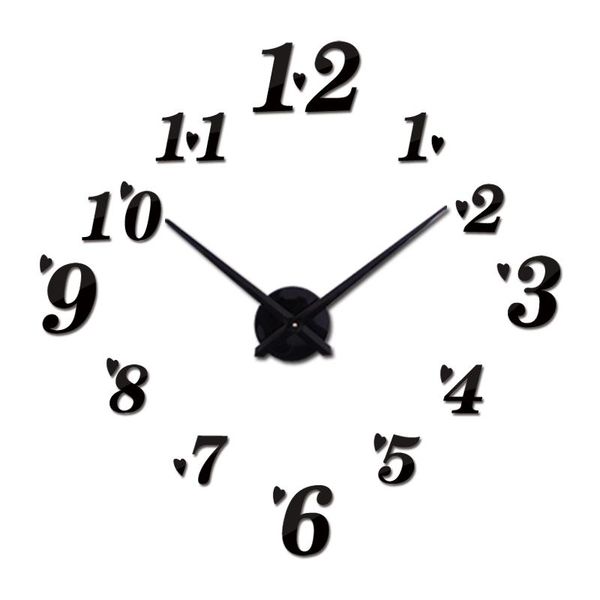 new sale design acrylic wall clock europe big quartz watch still life clocks living room home decoration silver mirror stickers
new sale design acrylic wall clock europe big quartz watch still life clocks living room home decoration silver mirror stickers