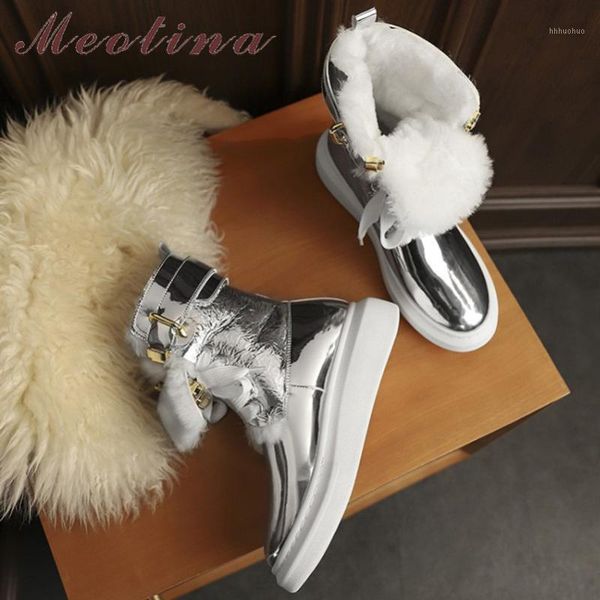 boots meotina short women shoes natural genuine leather platform flats fur snow buckle lace up ankle winter silver1, Black
boots meotina short women shoes natural genuine leather platform flats fur snow buckle lace up ankle winter silver1, Black