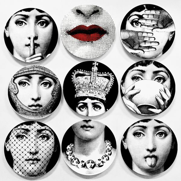 lina cavalieri plate decorative plate ceramic decor wall plates tema variazioni art milan
lina cavalieri plate decorative plate ceramic decor wall plates tema variazioni art milan