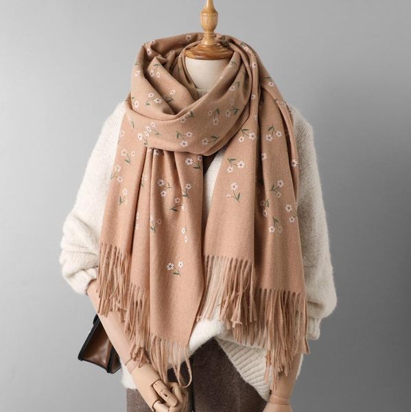 scarves 2021 korean autumn and winter cashmere like women's scarf fashionable printing tassel warm thick shawl pleated, Blue;gray
scarves 2021 korean autumn and winter cashmere like women's scarf fashionable printing tassel warm thick shawl pleated, Blue;gray