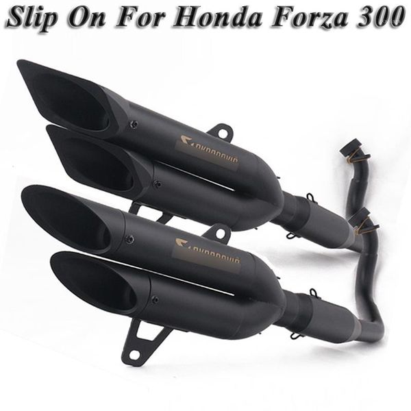 full for forza300 forza 300 2019 2018 motorcycle exhaust escape modified front connect link pipe muffler 2 holes slip on1
full for forza300 forza 300 2019 2018 motorcycle exhaust escape modified front connect link pipe muffler 2 holes slip on1