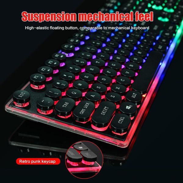 kb202 keyboard imitation mechanical keyboard backlight wired gamer usb game keyboards for computer
kb202 keyboard imitation mechanical keyboard backlight wired gamer usb game keyboards for computer