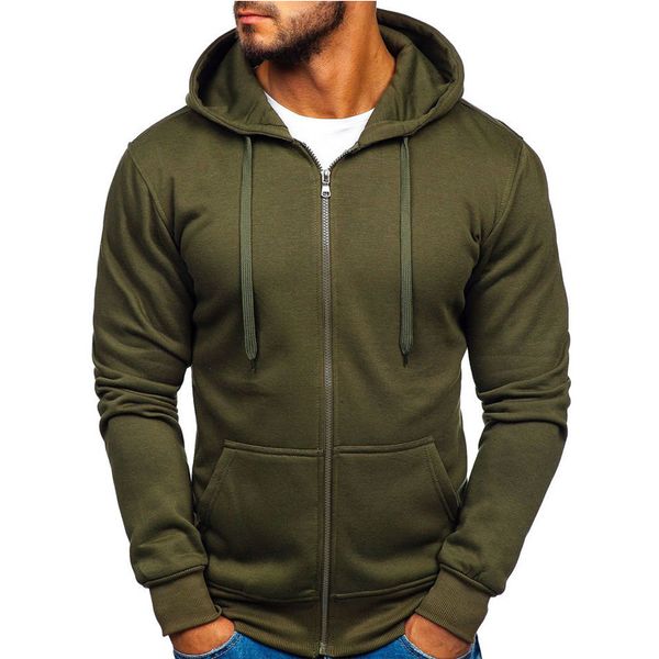 spring men 's european and american simple basic hooded zip cardigan fashion hoodie kg-878, Black
spring men 's european and american simple basic hooded zip cardigan fashion hoodie kg-878, Black