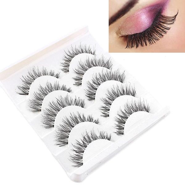 5pairs extension black easy apply handmade natural makeup reusable thick cross long false eyelash
5pairs extension black easy apply handmade natural makeup reusable thick cross long false eyelash
