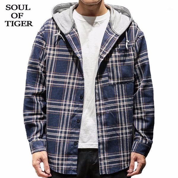 soul of tiger 2020 new spring korean fashion male loose clothes men casual plaid printed shirts vintage cotton blouses plus size1, White;black
soul of tiger 2020 new spring korean fashion male loose clothes men casual plaid printed shirts vintage cotton blouses plus size1, White;black
