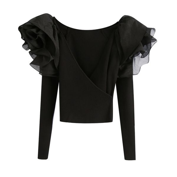 2021 new bb 2958 fall europe and the united states women's hard yarn splicing knit a female coat cultivate morality jqos, Black;white
2021 new bb 2958 fall europe and the united states women's hard yarn splicing knit a female coat cultivate morality jqos, Black;white
