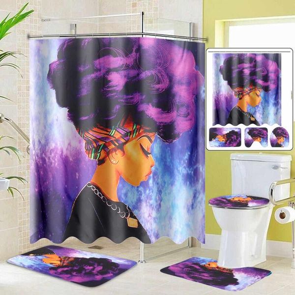african girl shower curtain set waterproof bath curtains bathroom shower curtain+non-slip mat rugs+toilet lid cover home decor
african girl shower curtain set waterproof bath curtains bathroom shower curtain+non-slip mat rugs+toilet lid cover home decor