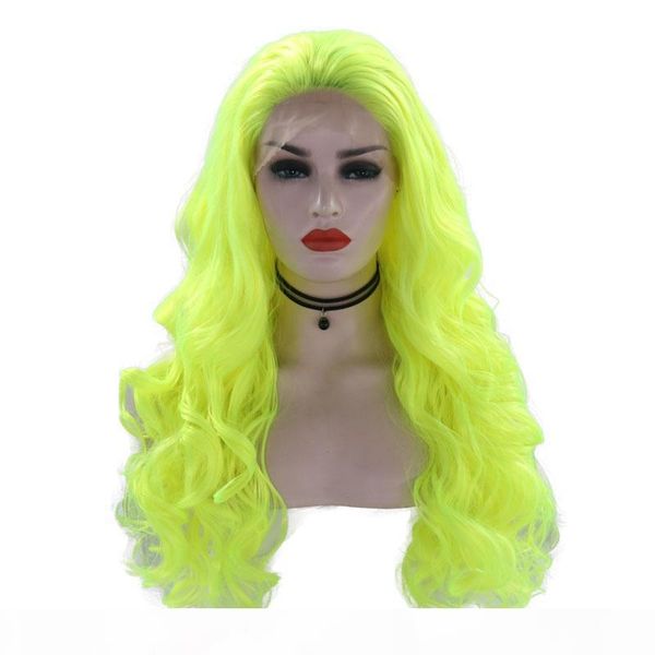 light green body wave synthetic lace front wig glueless heat resistant fiber with natural hairline for woman wigs, Black
light green body wave synthetic lace front wig glueless heat resistant fiber with natural hairline for woman wigs, Black