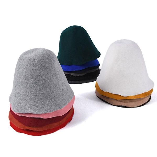 wide brim hats womens 100% wool felt cloche bucket winter cap cone body millinery base fascinators block hood craft, Blue;gray
wide brim hats womens 100% wool felt cloche bucket winter cap cone body millinery base fascinators block hood craft, Blue;gray