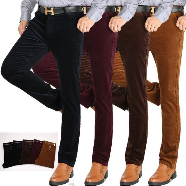 men's pants autumn winter male casual elastic thicken corduroy trousers straight slim stretch men solid slacks size 29-401, Black
men's pants autumn winter male casual elastic thicken corduroy trousers straight slim stretch men solid slacks size 29-401, Black