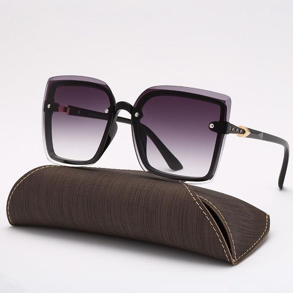 sunglasses 2021 square fashion women brand designer ladies frameless eyeglasses sunshade, White;black
sunglasses 2021 square fashion women brand designer ladies frameless eyeglasses sunshade, White;black