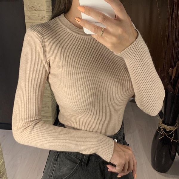 women's sweaters colorfaith 2021 autumn winter casual knitwear warm pullover minimalist elegant pink ladies jumpers sw1046, White;black
women's sweaters colorfaith 2021 autumn winter casual knitwear warm pullover minimalist elegant pink ladies jumpers sw1046, White;black