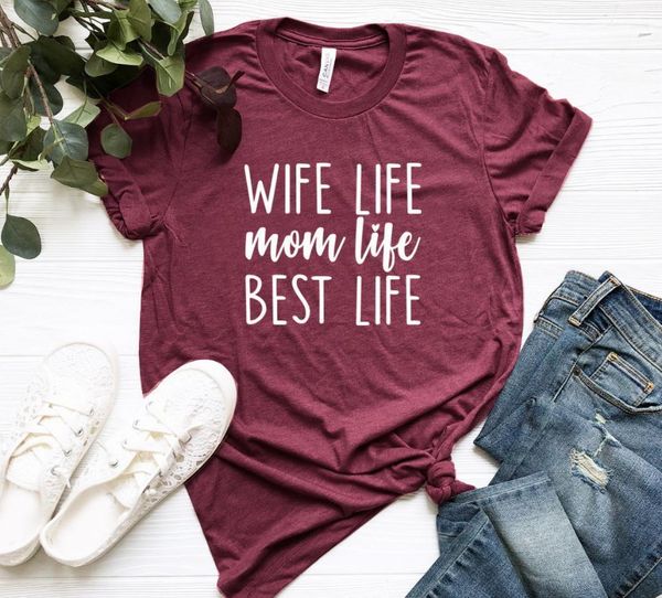 wife life mom life life women tshirt cotton hipster funny t-shirt gift lady yong girl tee drop ship zy-424, White
wife life mom life life women tshirt cotton hipster funny t-shirt gift lady yong girl tee drop ship zy-424, White
