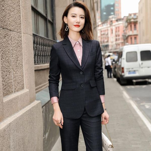 women's two piece pants autumn and winter temperament suit business career interview outfit slim-fit single-breasted ladies jacket casu, White
women's two piece pants autumn and winter temperament suit business career interview outfit slim-fit single-breasted ladies jacket casu, White