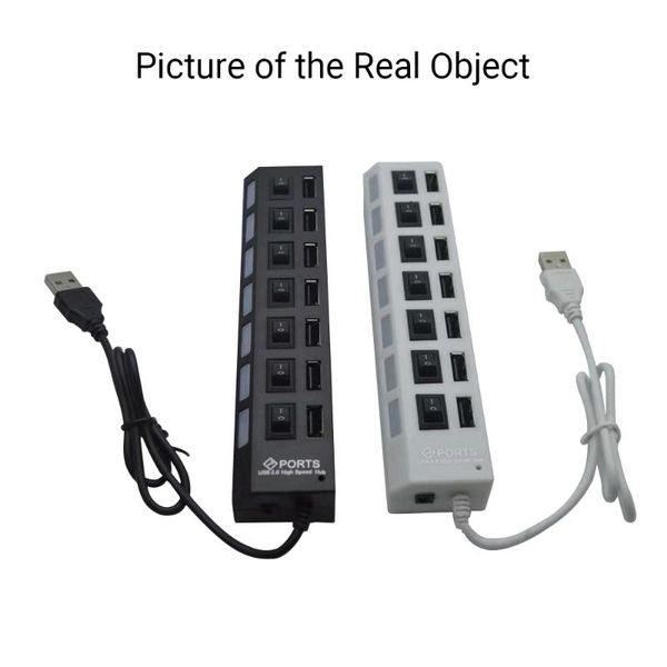 hubs high speed 7 ports usb hub splitter with on/off switches long cord for lapdeskpc computer charging devices data transfer
hubs high speed 7 ports usb hub splitter with on/off switches long cord for lapdeskpc computer charging devices data transfer