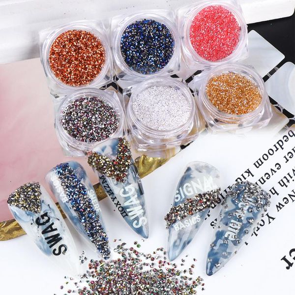 1.2mm crystal zircon glitter nail rhinestones 3d mini beads jewelry diamond stone rose gold gel polish gems decoration sa1608, Silver;gold
1.2mm crystal zircon glitter nail rhinestones 3d mini beads jewelry diamond stone rose gold gel polish gems decoration sa1608, Silver;gold