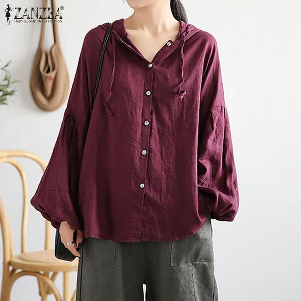 vintage blouse zanzea women lantern sleeve buttons shirts casual solid cotton linen hoodies femininas blusas loose shirt1, White
vintage blouse zanzea women lantern sleeve buttons shirts casual solid cotton linen hoodies femininas blusas loose shirt1, White