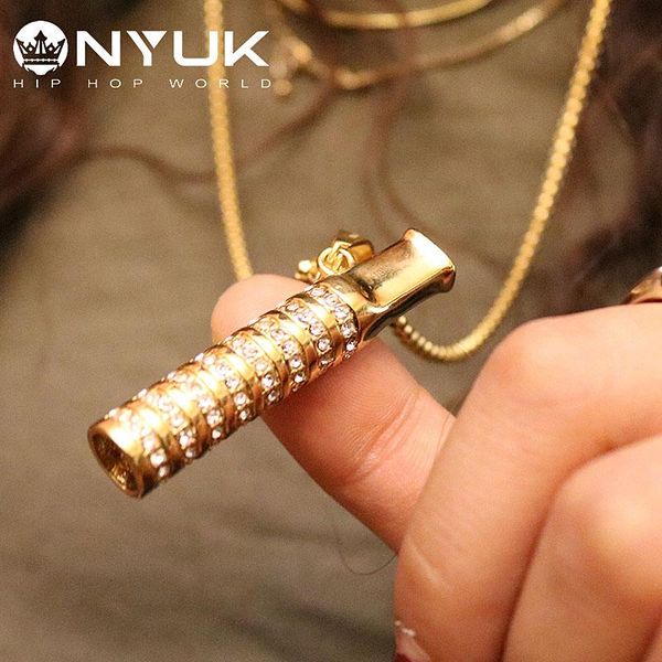 gold color whistle necklace for women men stainless steel hip hop jewelry rhinestone pendants necklaces dj rapper gift jewellery, Silver
gold color whistle necklace for women men stainless steel hip hop jewelry rhinestone pendants necklaces dj rapper gift jewellery, Silver
