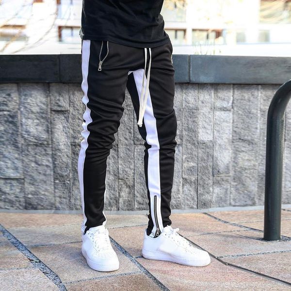 patchwork hip hop trousers men slim fit zippers leisure sports pants joggers pant male sweatpants trousers men pantalones hombre, Black
patchwork hip hop trousers men slim fit zippers leisure sports pants joggers pant male sweatpants trousers men pantalones hombre, Black