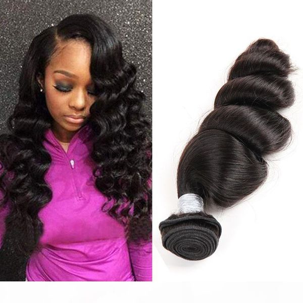indian human hair mink loose wave three bundles virgin hair extensions double wefts 8-28inch natural color wholesale remy, Black
indian human hair mink loose wave three bundles virgin hair extensions double wefts 8-28inch natural color wholesale remy, Black