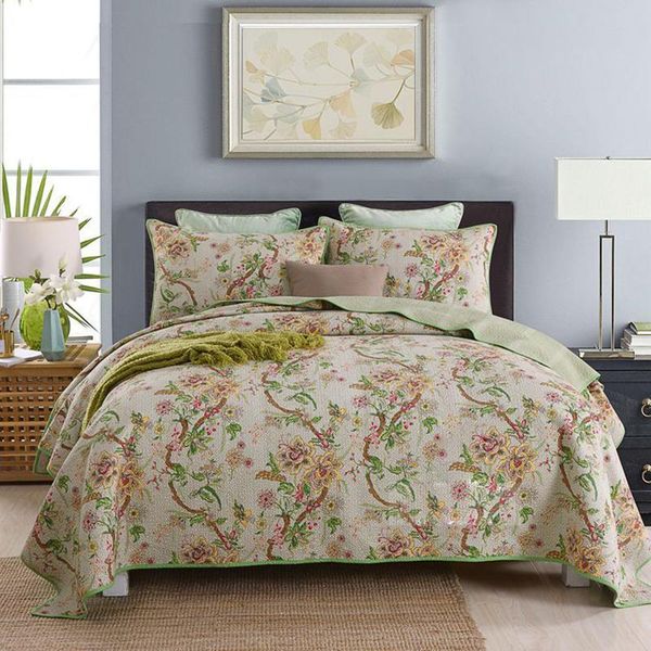 comforters & sets chausub bedspreads quilt 3pcs coverlet flowers cotton quilts quilted bed covers with 2*pillowcase king queen size blanket
comforters & sets chausub bedspreads quilt 3pcs coverlet flowers cotton quilts quilted bed covers with 2*pillowcase king queen size blanket