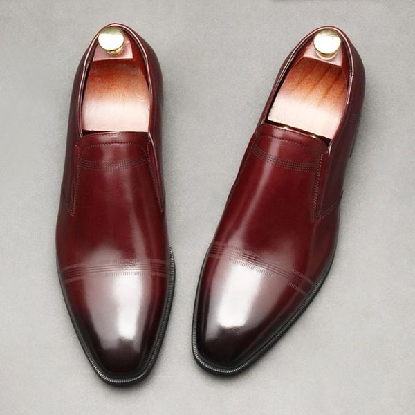 c·g·n·p genuine leather shoes men formal loafers handmade square toe slip on dress shoes loafer office, Black
c·g·n·p genuine leather shoes men formal loafers handmade square toe slip on dress shoes loafer office, Black