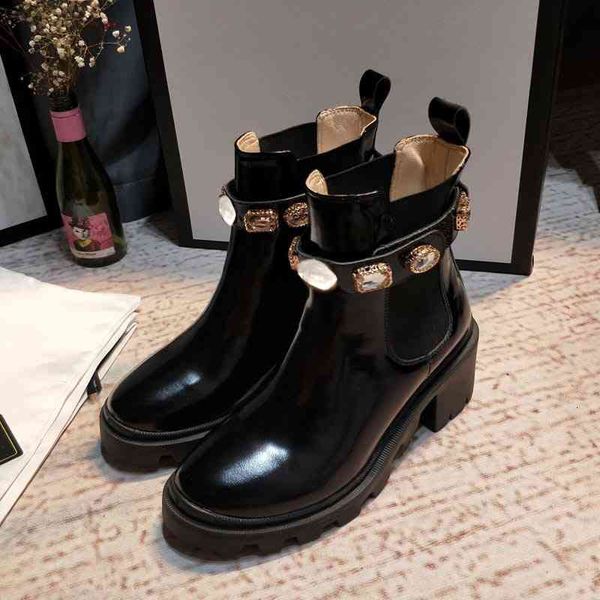 and autumn spring short boots women's leather versatile martin british fashion black ankle boots female designer
and autumn spring short boots women's leather versatile martin british fashion black ankle boots female designer