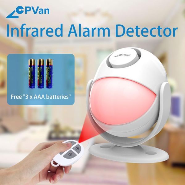smart home sensor cpvan cp2 infrared alarm detector with siren remote control pir motion 125db volume battery operated
smart home sensor cpvan cp2 infrared alarm detector with siren remote control pir motion 125db volume battery operated