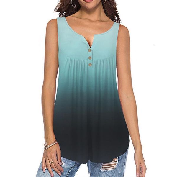 2020 summer women vest t shirts fashion large sizes loose sleeveless gradient t shirts plus size casual beach tank t shirt, White
2020 summer women vest t shirts fashion large sizes loose sleeveless gradient t shirts plus size casual beach tank t shirt, White