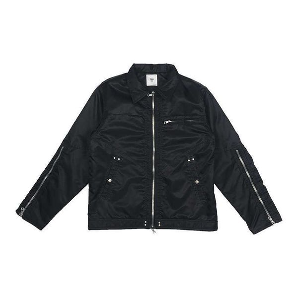 far. arch high street style zipper locomotive loose nylon cotton jacket wookvibe, Black;brown
far. arch high street style zipper locomotive loose nylon cotton jacket wookvibe, Black;brown