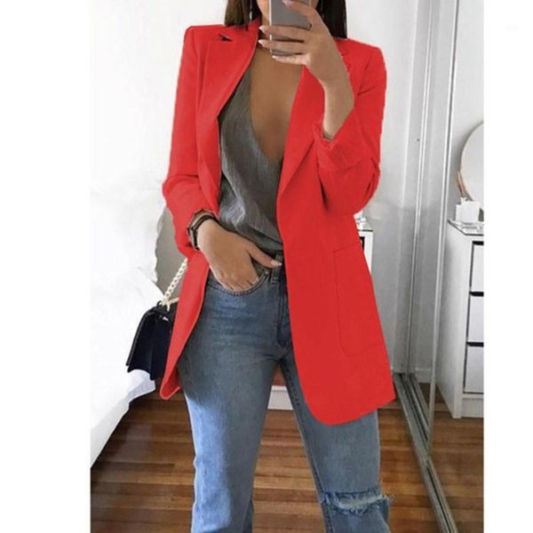 5xl fashion solid color lapel long sleeve business women blazer coat suit jacket female outerwear blazers outerwear, White;black
5xl fashion solid color lapel long sleeve business women blazer coat suit jacket female outerwear blazers outerwear, White;black