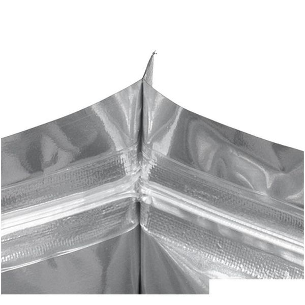 100 pack 6.3 inchx8.6 inch smell proof bags - resealable stand-up mylar bags foil pouch double- qyldaw tore2010 
100 pack 6.3 inchx8.6 inch smell proof bags - resealable stand-up mylar bags foil pouch double- qyldaw tore2010