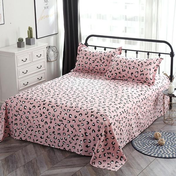 100% cotton bed sheets single double flat sheet twin full king size leaves 3pcs bed sets pink leopard pillowcase bedding
100% cotton bed sheets single double flat sheet twin full king size leaves 3pcs bed sets pink leopard pillowcase bedding