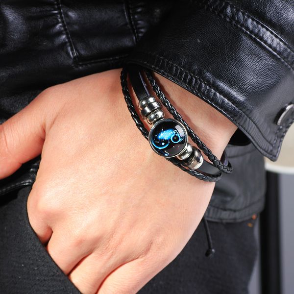 factoryej9l20cm 12 constellation love leather mens luxury designer women bracelets bracelet jewelry gift, Golden;silver
factoryej9l20cm 12 constellation love leather mens luxury designer women bracelets bracelet jewelry gift, Golden;silver