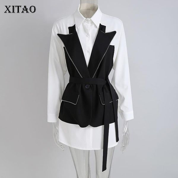 xitao patchwork drawstring waist shirt women 2020 winter casual fashion new style temperament all match women clothes zy2614, White
xitao patchwork drawstring waist shirt women 2020 winter casual fashion new style temperament all match women clothes zy2614, White