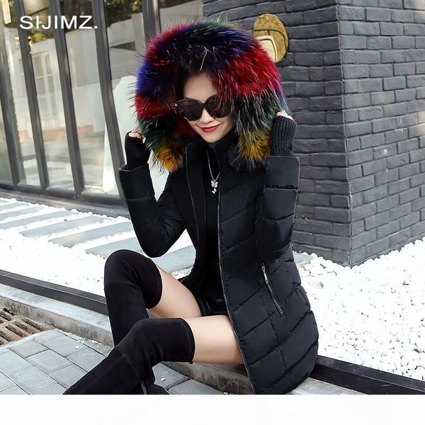 2017 new long parkas female women winter coat thick cotton winter jacket womens outerwear parkas for women outwear, Black
2017 new long parkas female women winter coat thick cotton winter jacket womens outerwear parkas for women outwear, Black