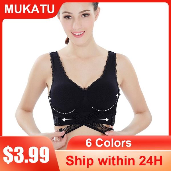 bras s-3xl women underwear lingerie lace solid color cross side buckle wireless push up breathable sleep bra, Red;black
bras s-3xl women underwear lingerie lace solid color cross side buckle wireless push up breathable sleep bra, Red;black